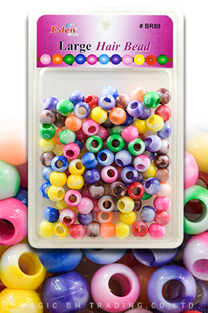Eden XLG Blister Round Bead -2 Tone Asst #BR89WAST -pk