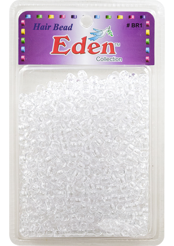 Eden XLG Blister Round Bead-Crystal #BR1C - pk