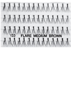 Eyelashes #133 Flare Medium Brown (Magic Gold)