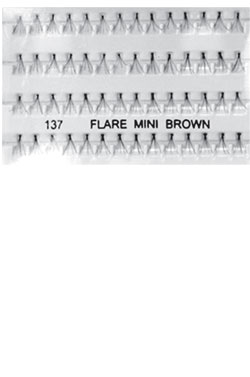 Eyelashes #137 Flare Mini Brown (Magic Gold)