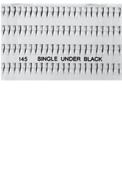 Eyelashes #145 Single Under Black (Magic Gold)