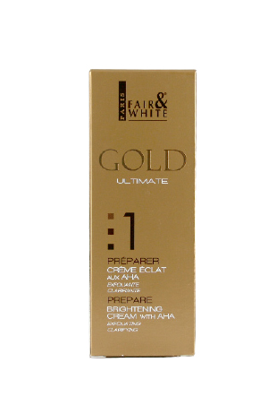 Fair & White Gold 1 Brightening Cream w/AHA (75ml/2.53oz)#46