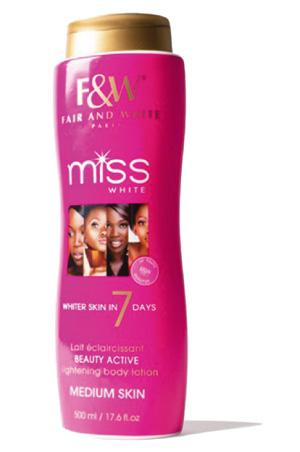 Fair & White Miss White Lightening Lotion 7days (500ml)#40