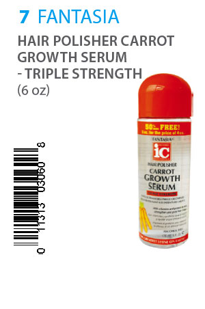 Fantasia IC Hair Polisher Carrot Growth Serum (6oz) #7