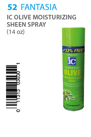 Fantasia IC Olive Moisturizing Sheen Spray (14oz) #52