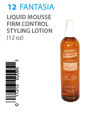 Fantasia Liquid Mousse Firm Control Styling Lotion(12oz) #12