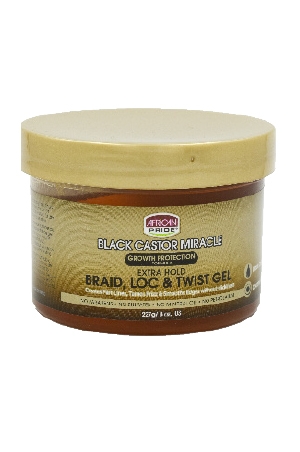 African Pride BCM Braid, Loc & Twist Gel(8oz)#86