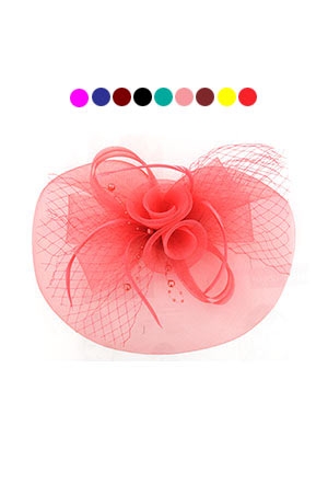 Fascinator Hat with Clip On#7599[ASST] - pc