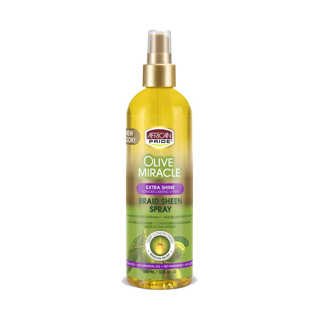 African Pride Braid Spray - Extra Shine(12oz)#13