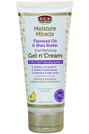 African Pride Moist Miracle Gel n' Cream Tube(6oz)#90