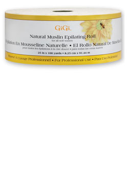 GiGi Natural Muslin Epilating Roll(2.5"x100yd)#14
