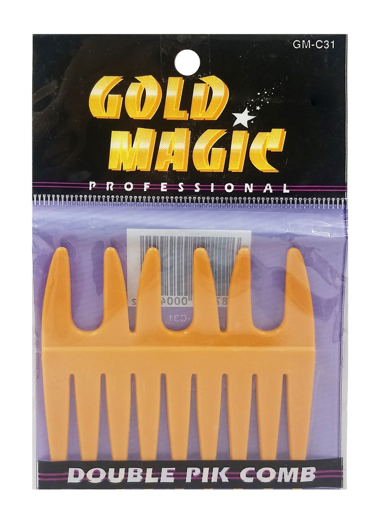 Gold Magic Double Pik Comb #GM-C31 -dz