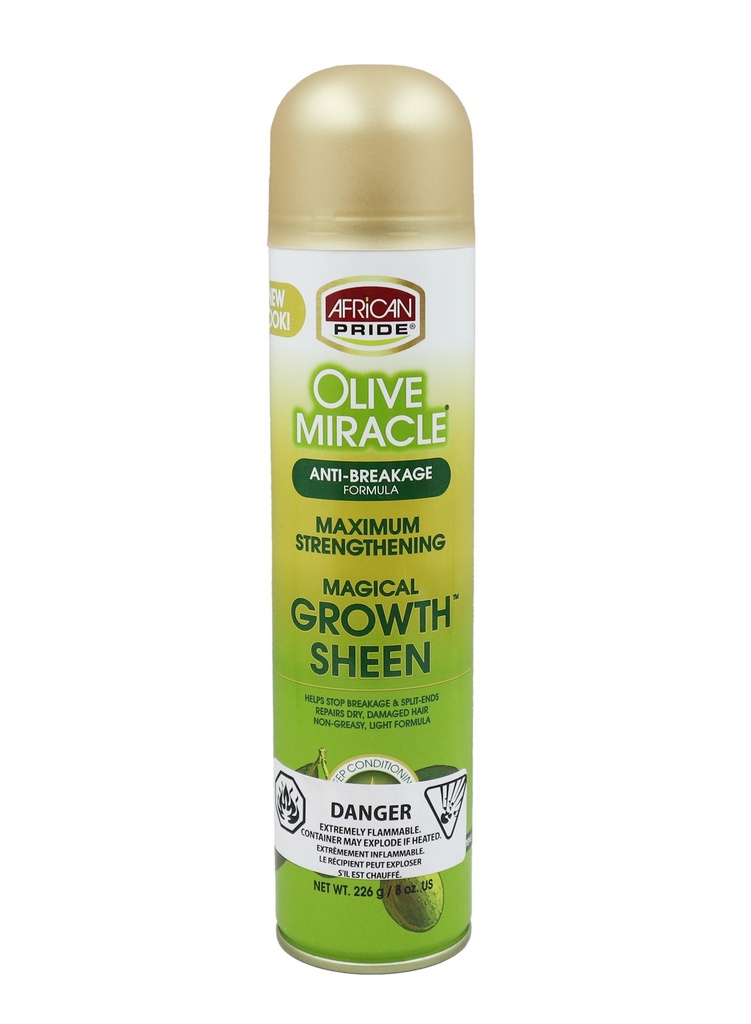 African Pride Olive Miracle Growth Sheen Spray (8 oz) #51