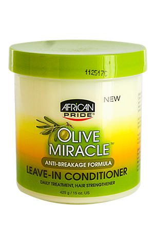 African Pride Olive Miracle Leave-InConditioner-Jar(15oz)#38