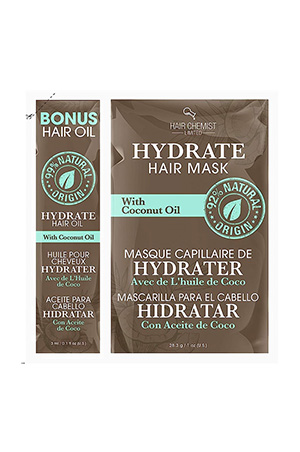 HC Solutions Hydrate Mask/Oil Packet with Coconut Oil-pc #10