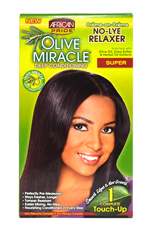 African Pride Olive Miracle No LyeRelaxer[1Touch/2App]Sup#71