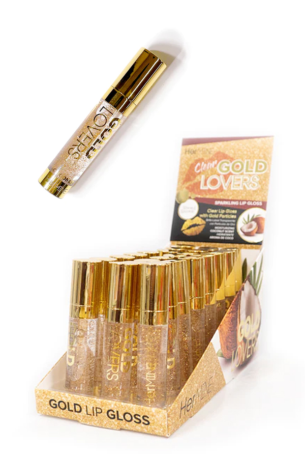 HERMINE Lip Oil-Gold Lovers-Coconut scent(24pc/box) #11