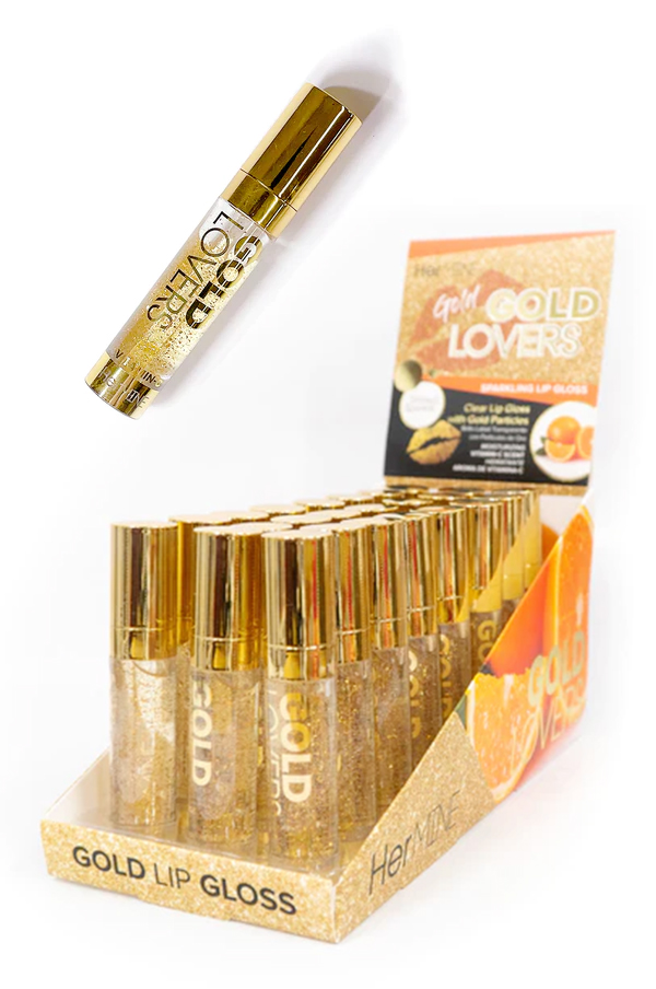 HERMINE Lip Oil-Gold Lovers-Vitamin C scent(24pc/box) #12