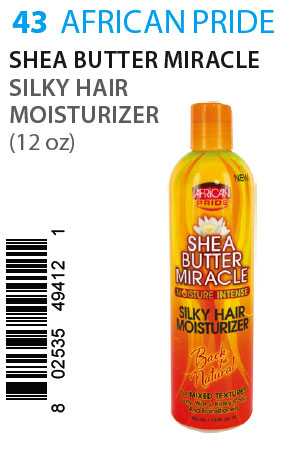 African Pride SB Miracle Silky Hair Moisturizer (12oz)#43