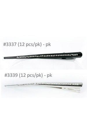 [MG93337] Hair Clip Long [12pcs/pk] #3337 -pk