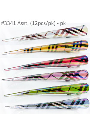[MG93341] Hair Clip Long [12pcs/pk] #3341 -pk
