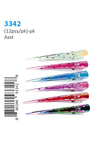 [MG93342] Hair Clip Long [12pcs/pk] #3342 -pk