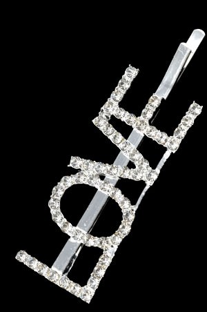[MG93033] Hair Pin-Love#93033 Gold -dz
