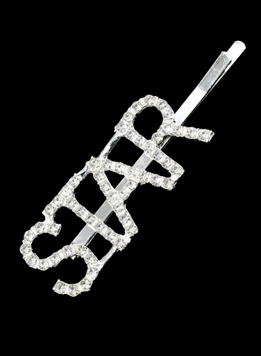 Hair Pin-Star #93019 Silver -dz