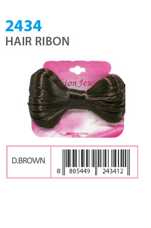 [MG24341] Hair Ribon #2434 (Dark Brown) -dz