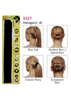 [MG93327] Hairagami Perpect Bun Classic Pony  l#3327 - dz