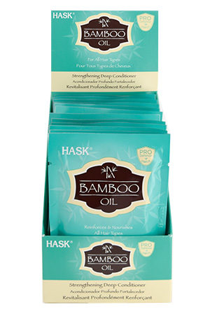 [HAP33302] Hask Bamboo Oil Strength Deep Conditioner[1.75oz/12pk/ds]#61