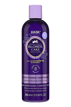 [HAP30422] Hask Blonde Care Purple Toning Conditioner (12 oz)#107
