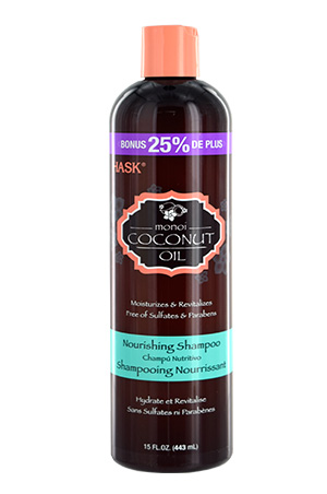 [HAP34418] Hask Nourishin Shampoo-Coconut Oil (15oz) #47B