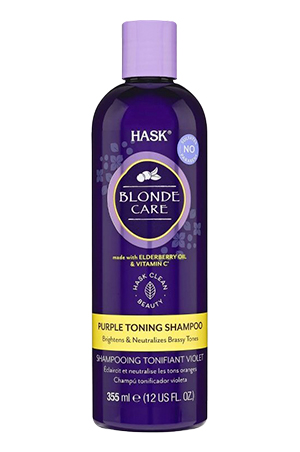 [HAP30412] Hask blonde Care Purple Toning Shampoo (12oz) #105