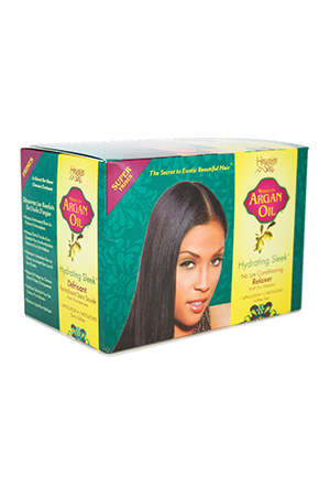 [HWS03210] Hawaiian Silky Argan Oil No-Lye Relaxer-Sup(1app)#43