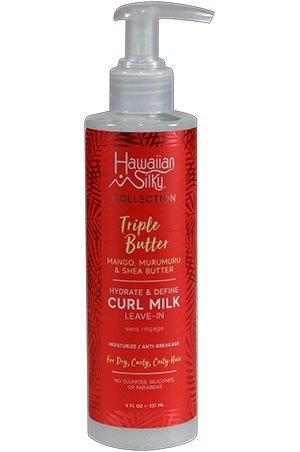 [HWS08884] Hawaiian Silky Triple Butter Curl Milk (8oz)#65