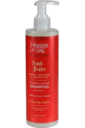 [HWS08880] Hawaiian Silky Triple Butter Shampoo (12oz)#61