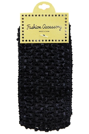 [MC40138] Magic Head Wrap ballerina (2.75") (S)#HWR-PLA03 Black-dz