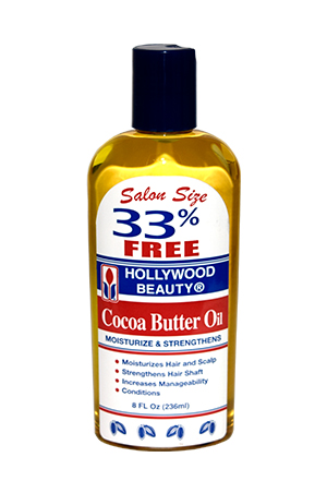 [HWB05788] Hollywood Beauty Cocoa Butter Oil (8oz)#64