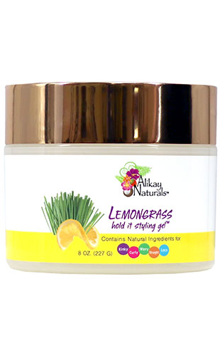 [ALK00660] Alikay Naturals Lemongrass Hold It Styling Gel (8 oz) #15