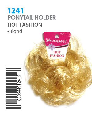 [MG91241] Hot Fashion Ponytail Holder #1241 L.Brown hair -dz