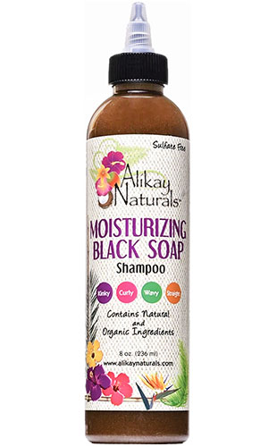 [ALK00437] Alikay Naturals Moistrizing Black Soap Shampoo(8oz) #23