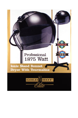 [GDH01400] #GH1053 Gold'N Hot 1875W Stand Bonnet Dryer