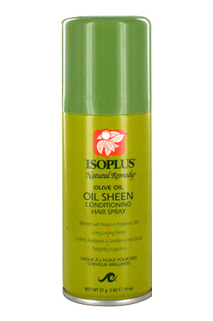 [ISO21070] Isoplus Natural Remedy Olive Oil Sheen Hair Spray (2oz)#53