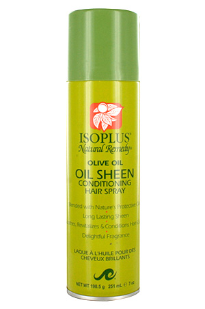 [ISO21426] Isoplus Natural Remedy Olive Oil Sheen Hair Spray (7oz)#56