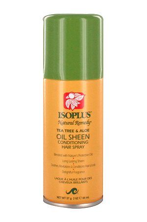 [ISO21069] Isoplus Natural Remedy TeaTree&Aloe Sheen Hair Spray(2oz)#53A