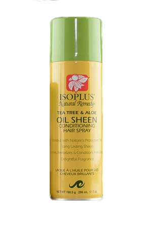 [ISO21423] Isoplus Natural Remedy TeaTree&AloeOilSheen HairSpray(7oz)#57