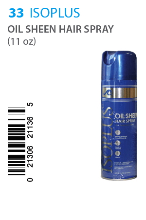 [ISO21136] Isoplus Oil Sheen Hair Spray(11oz)#33
