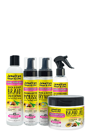 [MNL81020] Mango&Lime Braid 24pc DISPLAY SET(1) #92