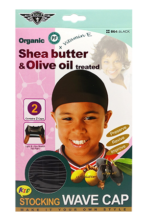 [KGJ00864] King.J Organic kid Stocking Wave Cap#864Black-dz